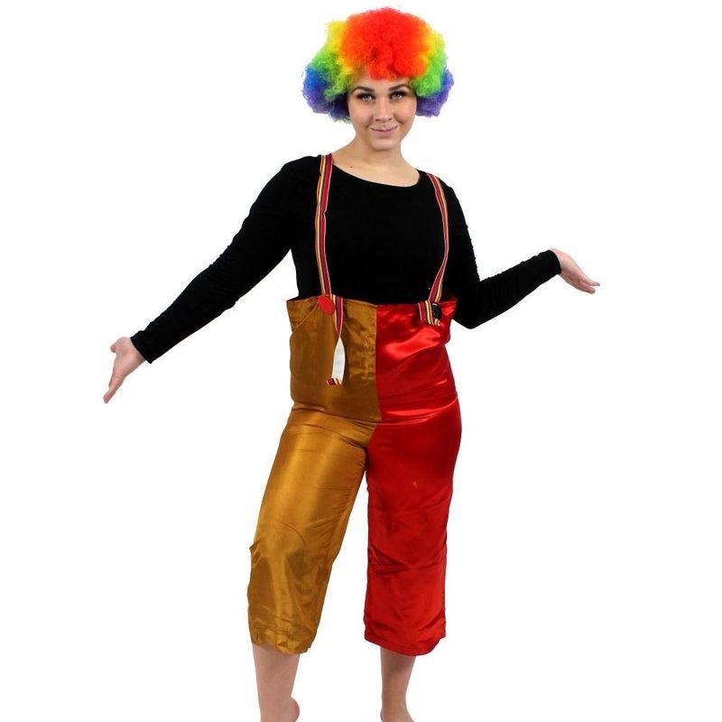 Klovnebukse, rød og gull