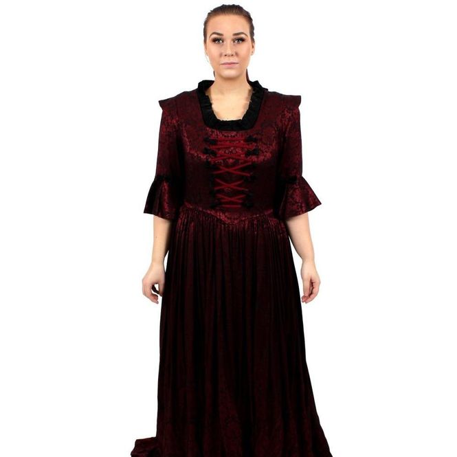 Hovedbilde Burgunderrød kjole